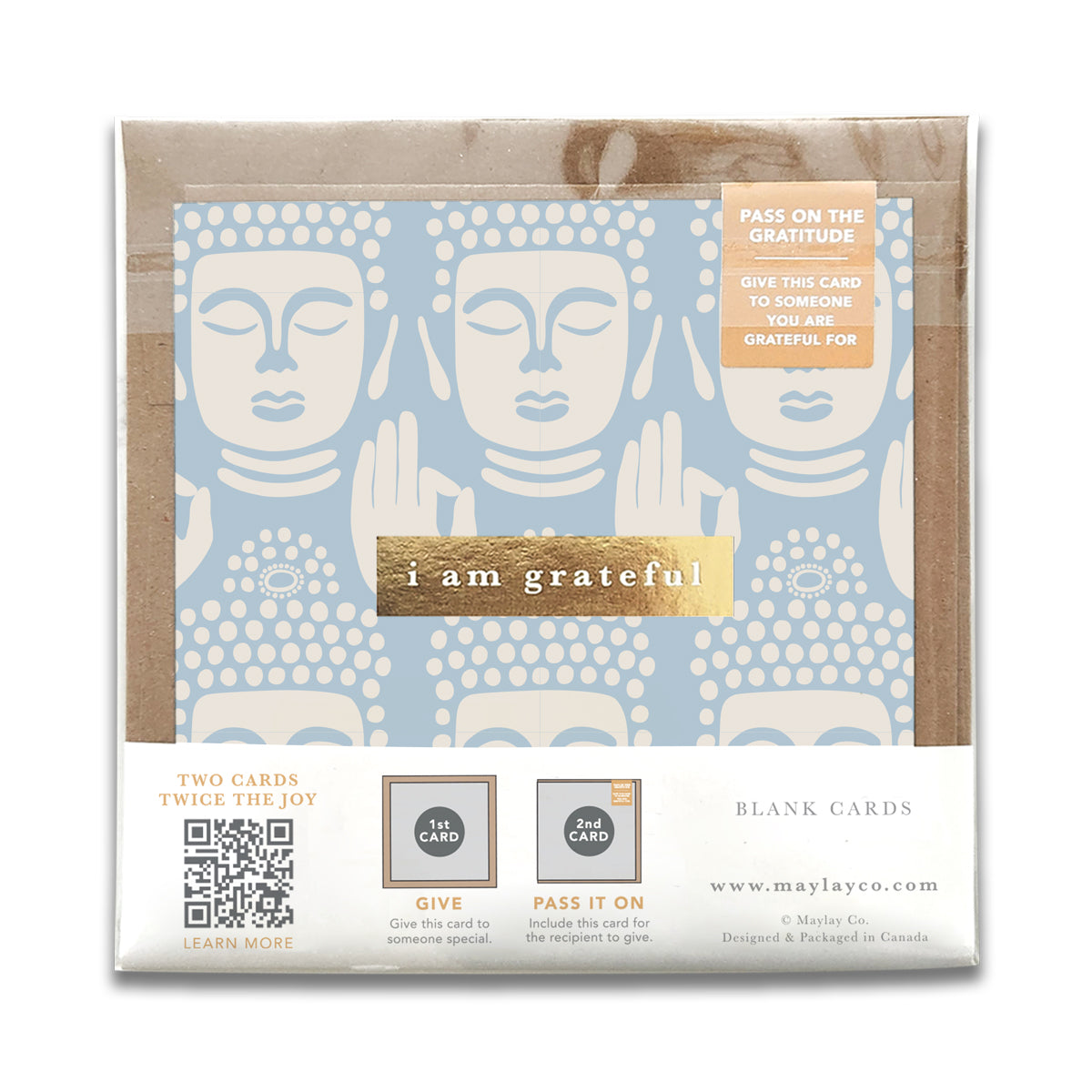 Be Still "I Am Grateful" Gratitude Greeting Cards
