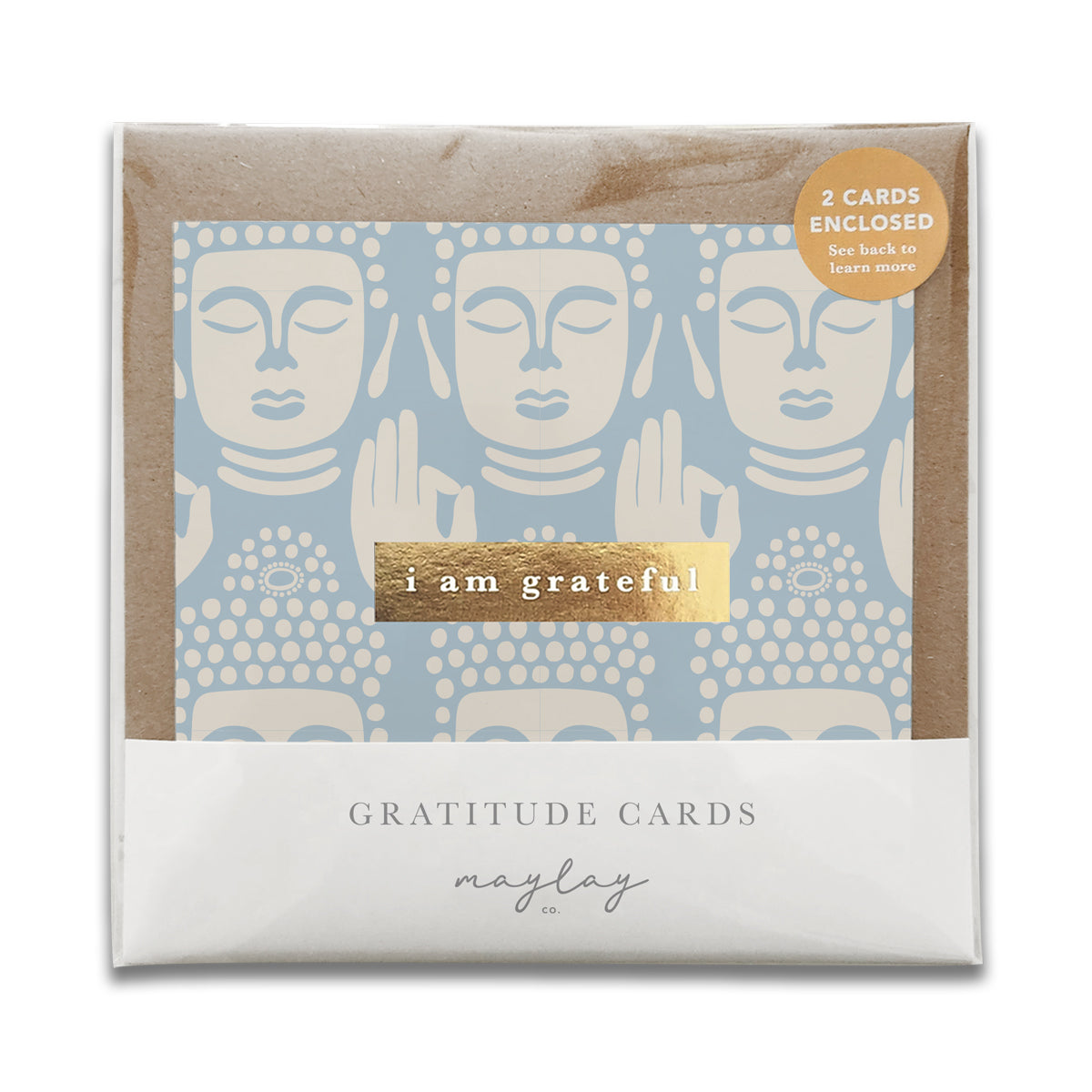 Be Still "I Am Grateful" Gratitude Greeting Cards