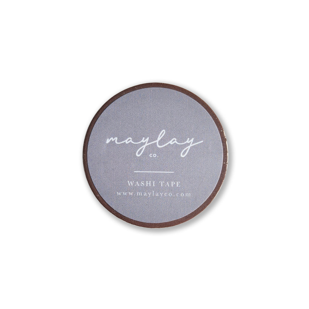 I Am Grateful Washi Tape - Terracotta Brown