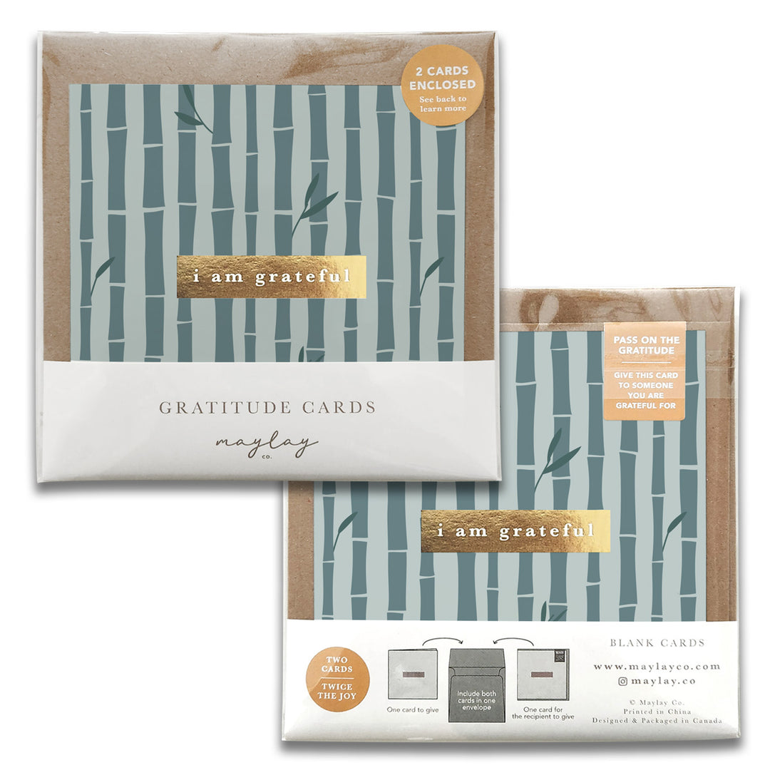 Bamboo Gratitude Greeting Cards