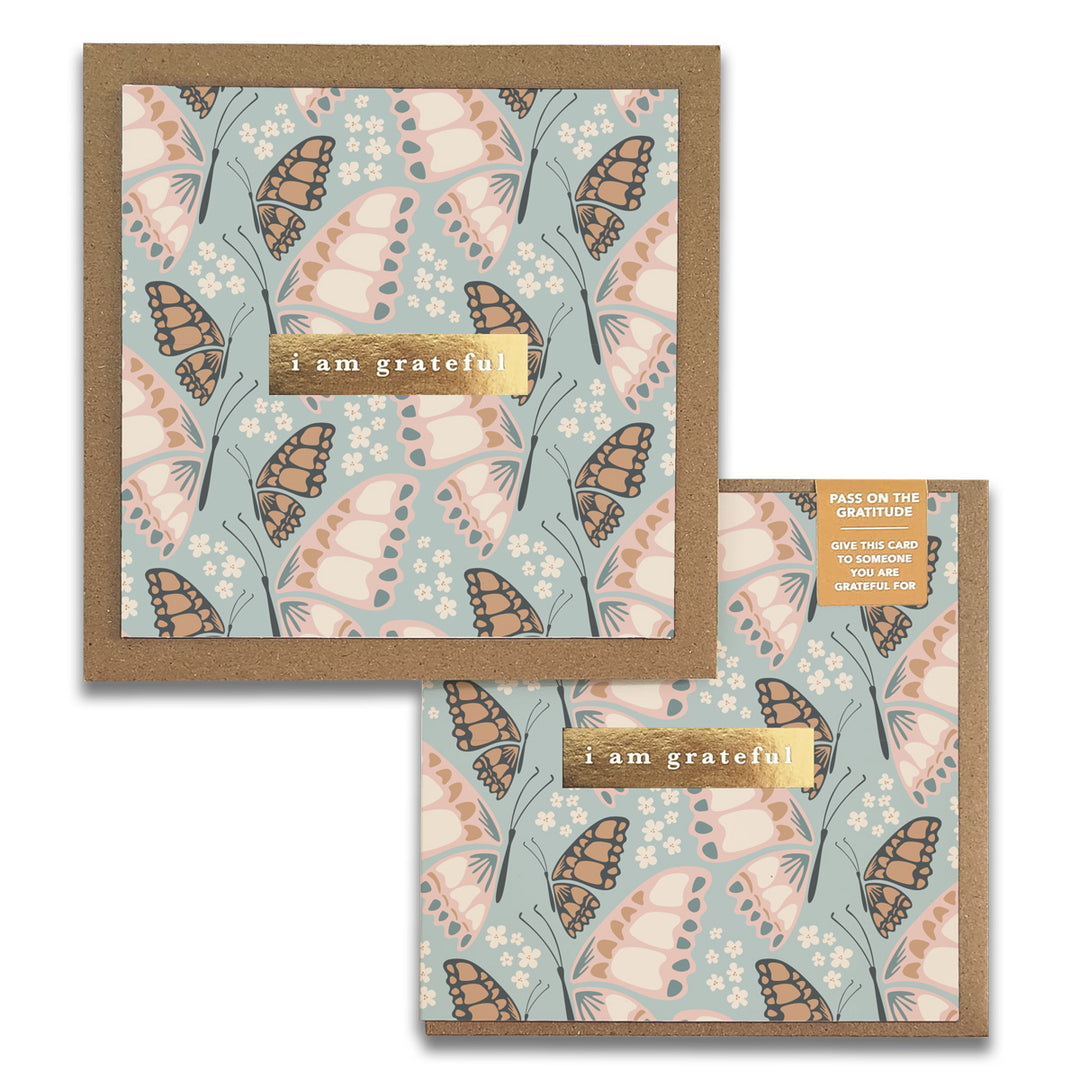 Butterfly Gratitude Greeting Cards