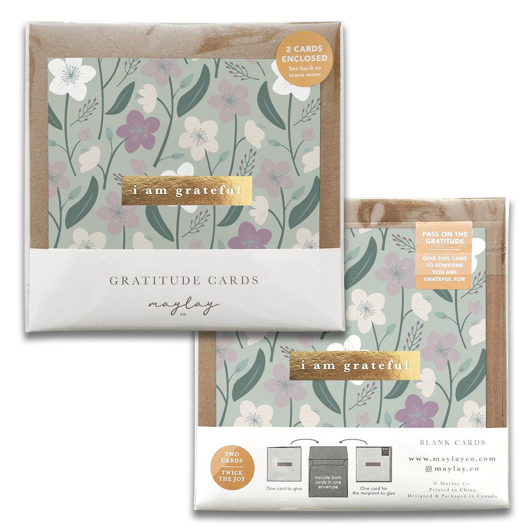 Enchanted Garden Gratitude Greeting Cards