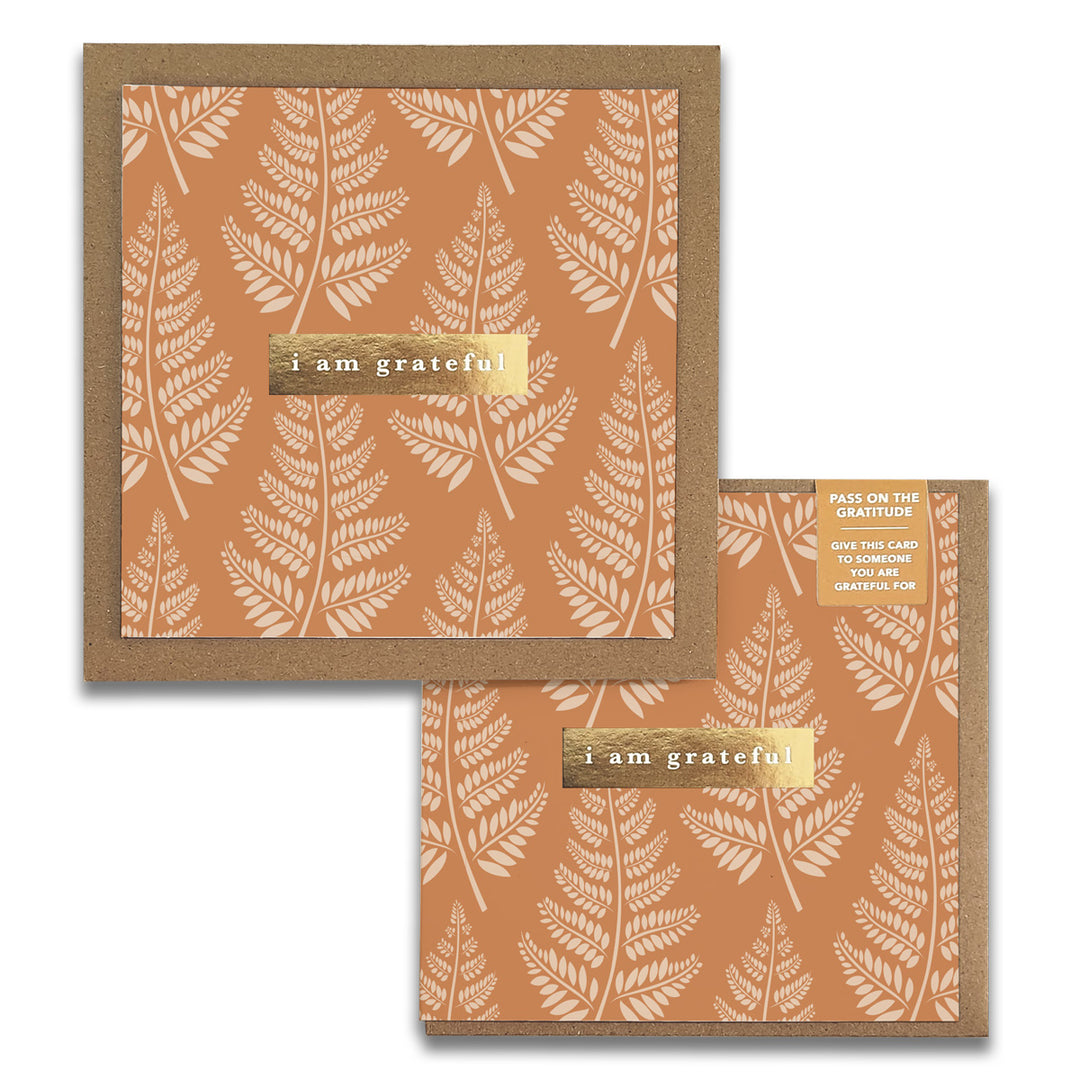 Fern Gratitude Greeting Cards