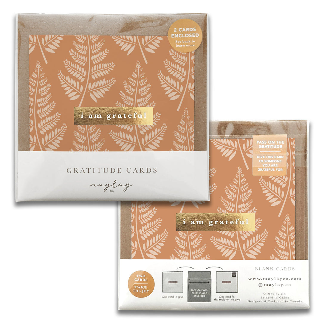 Fern Gratitude Greeting Cards