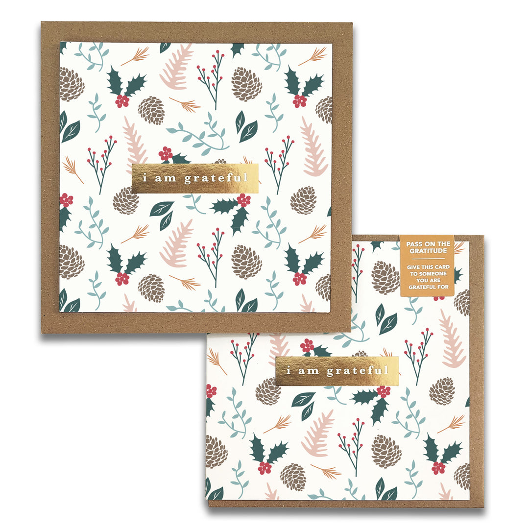 Holiday Foli Gratitude Greeting Cards