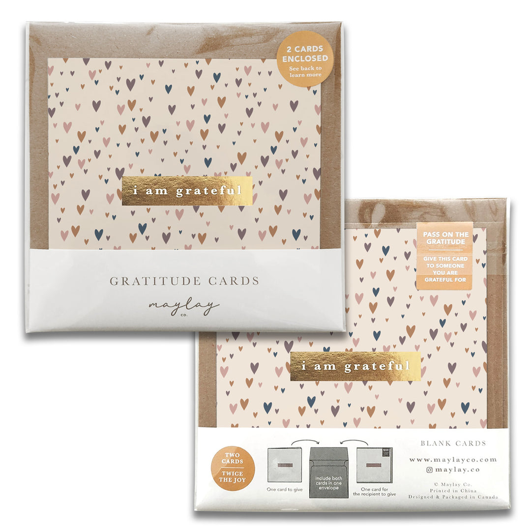 Little Hearts Gratitude Greeting Cards
