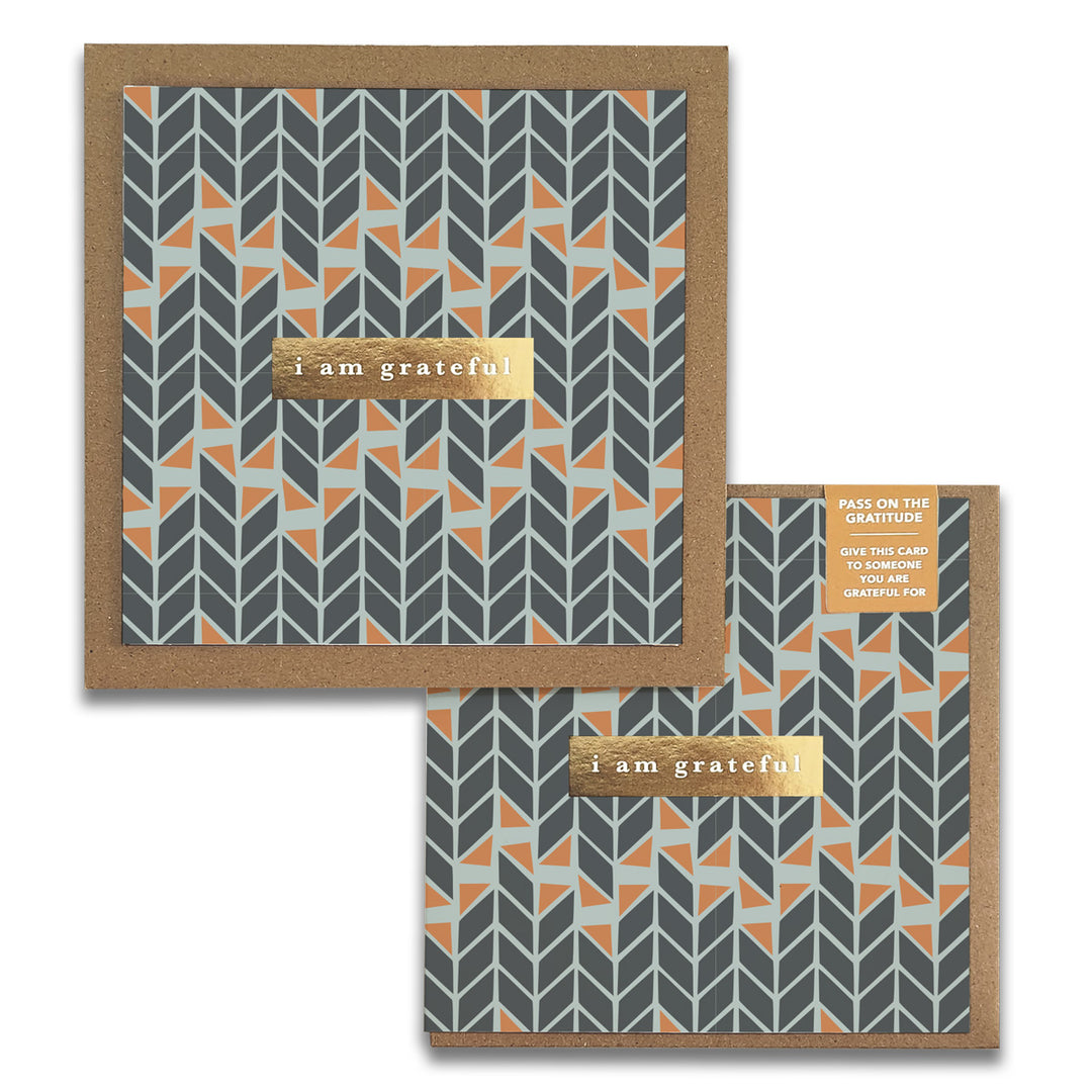 Mod Geo Gratitude Greeting Cards