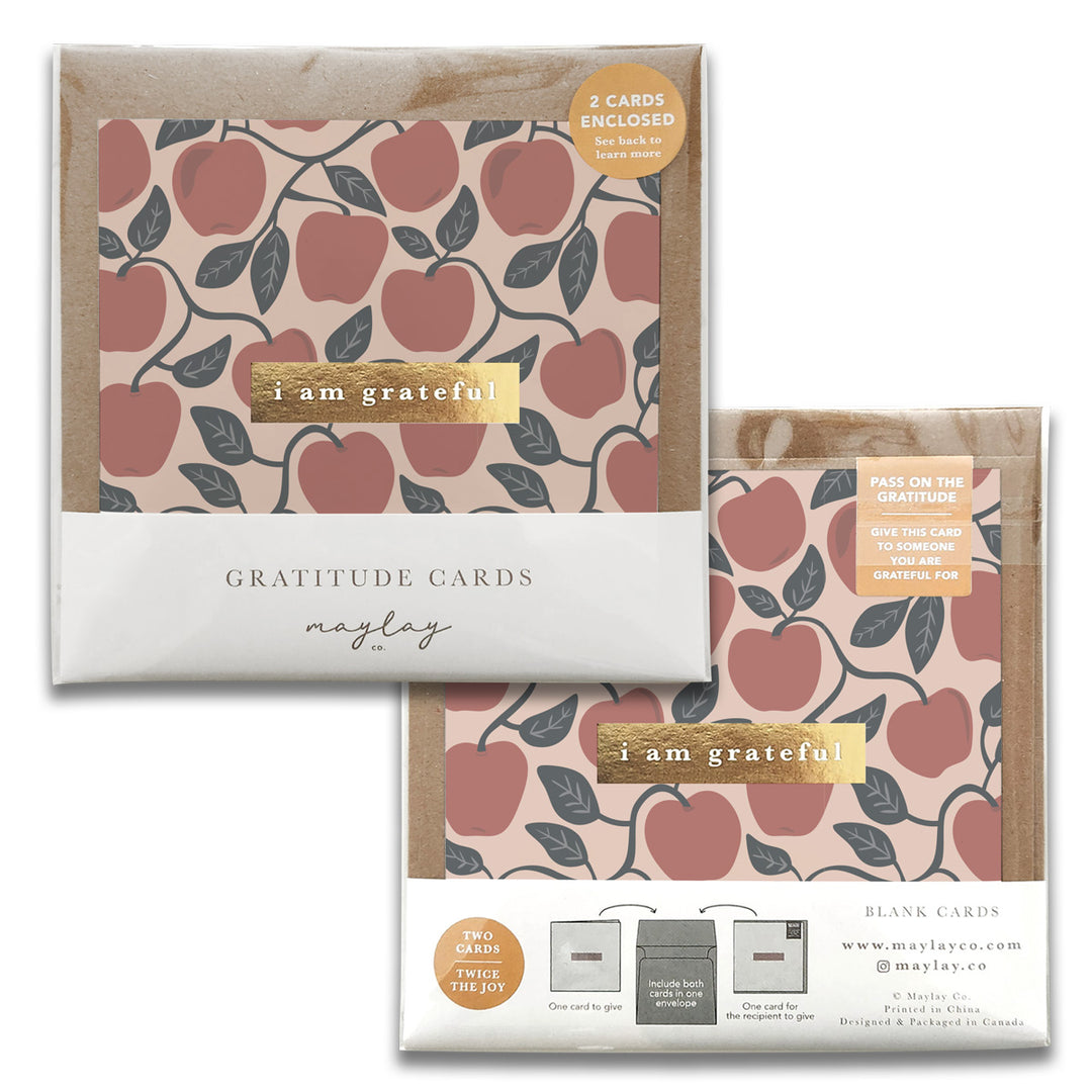 Orchard Apples Gratitude Greeting Cards