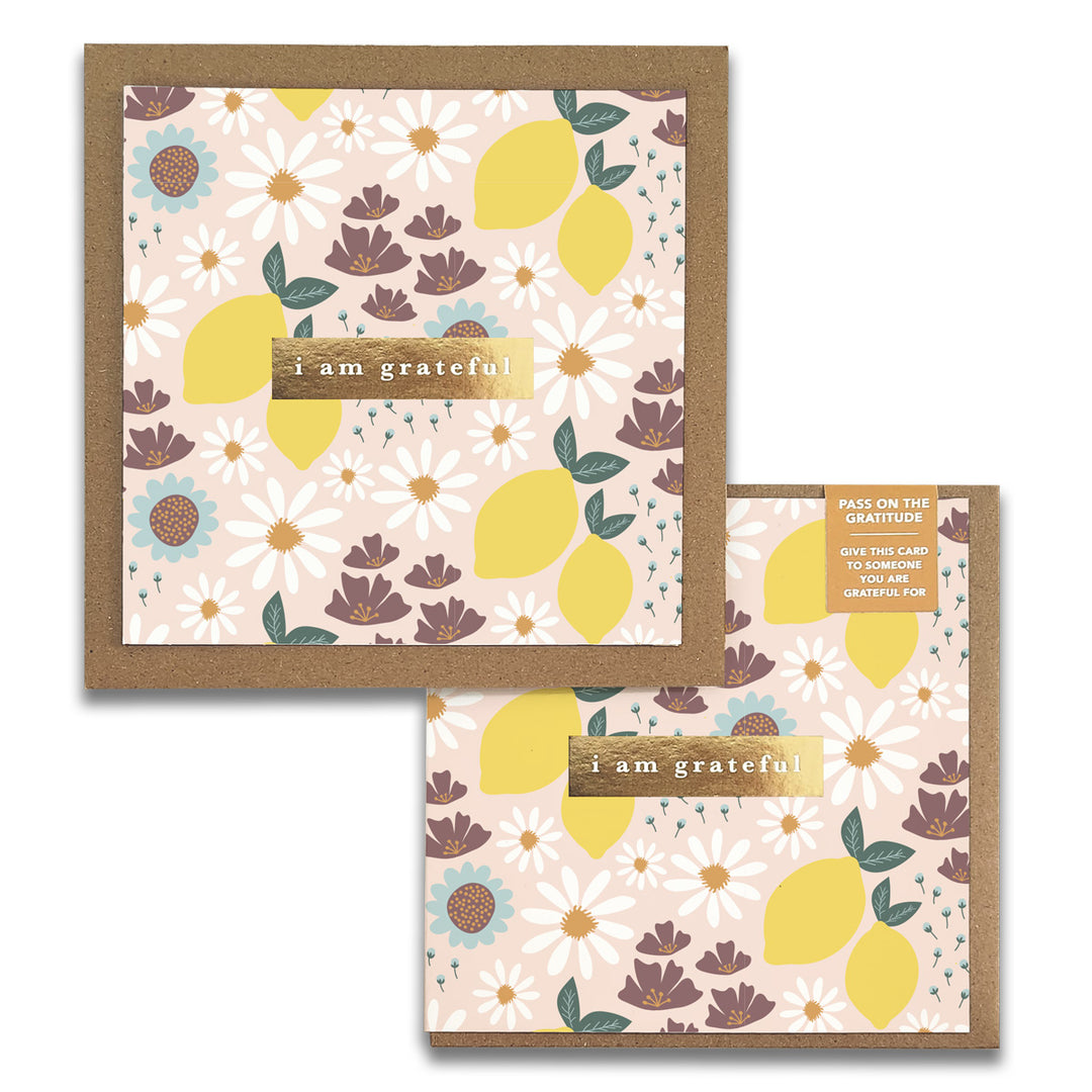 Refreshing Gratitude Greeting Cards