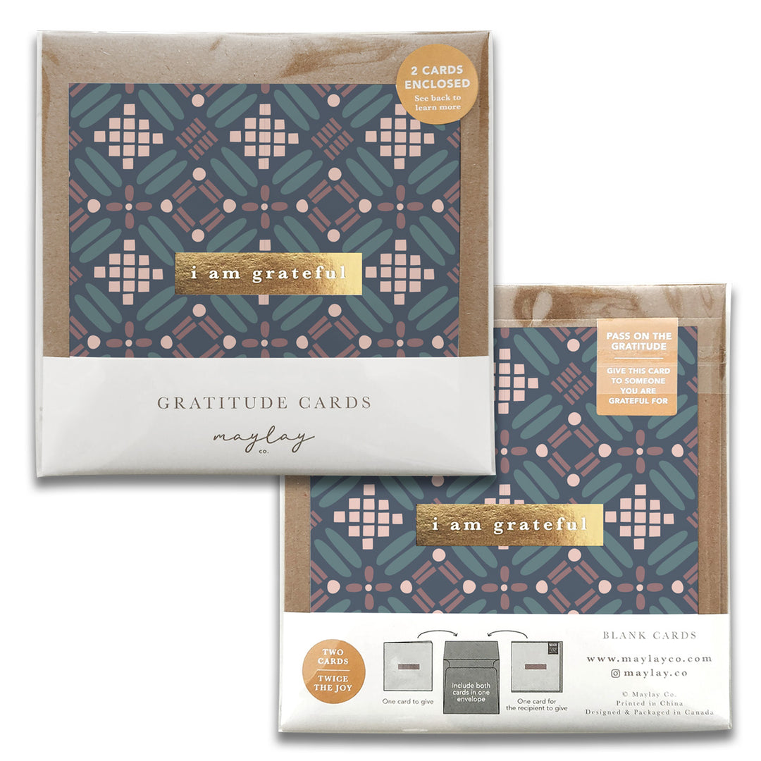 Shimmer Gratitude Greeting Cards
