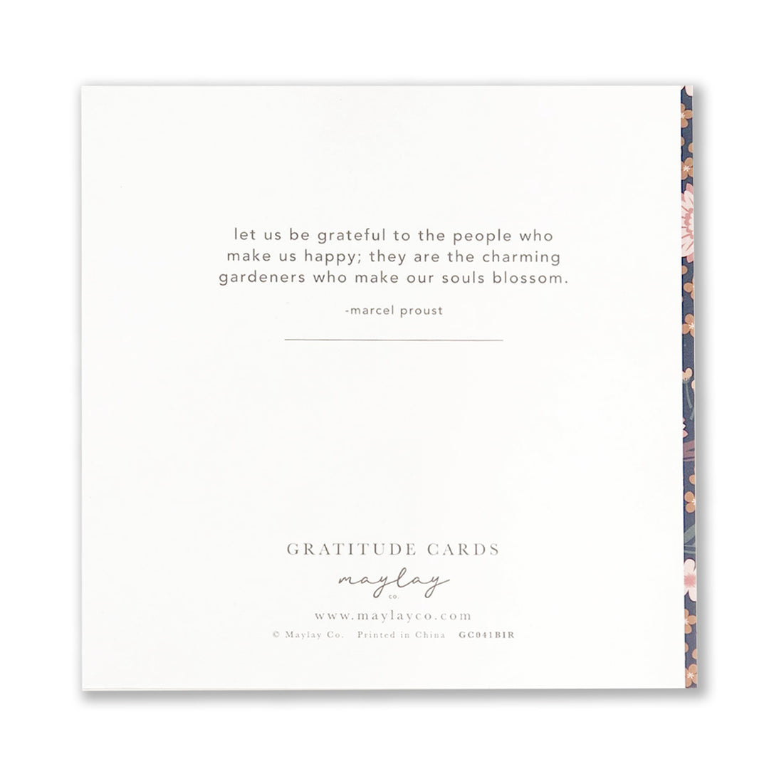 Birdy Gratitude Greeting Cards
