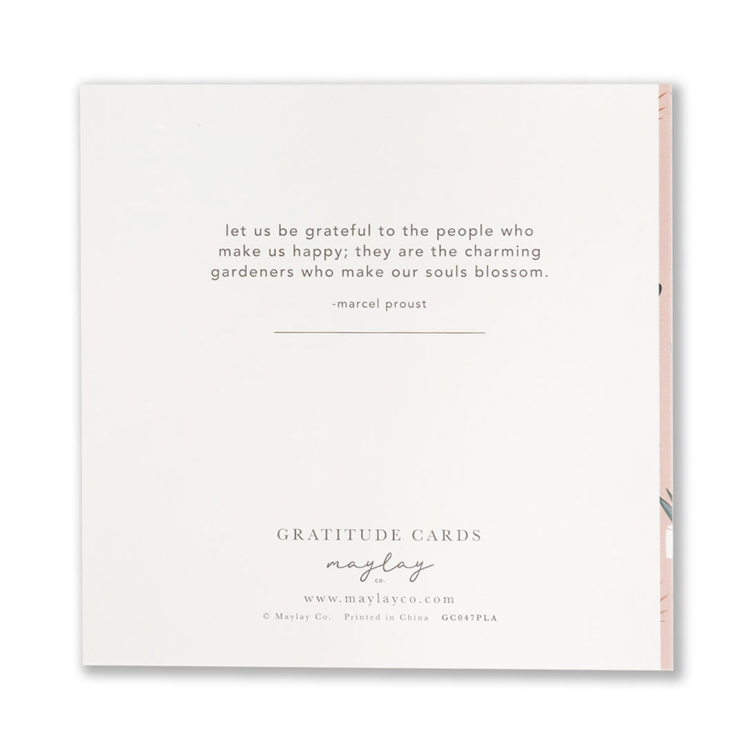Plant Lover Gratitude Greeting Cards