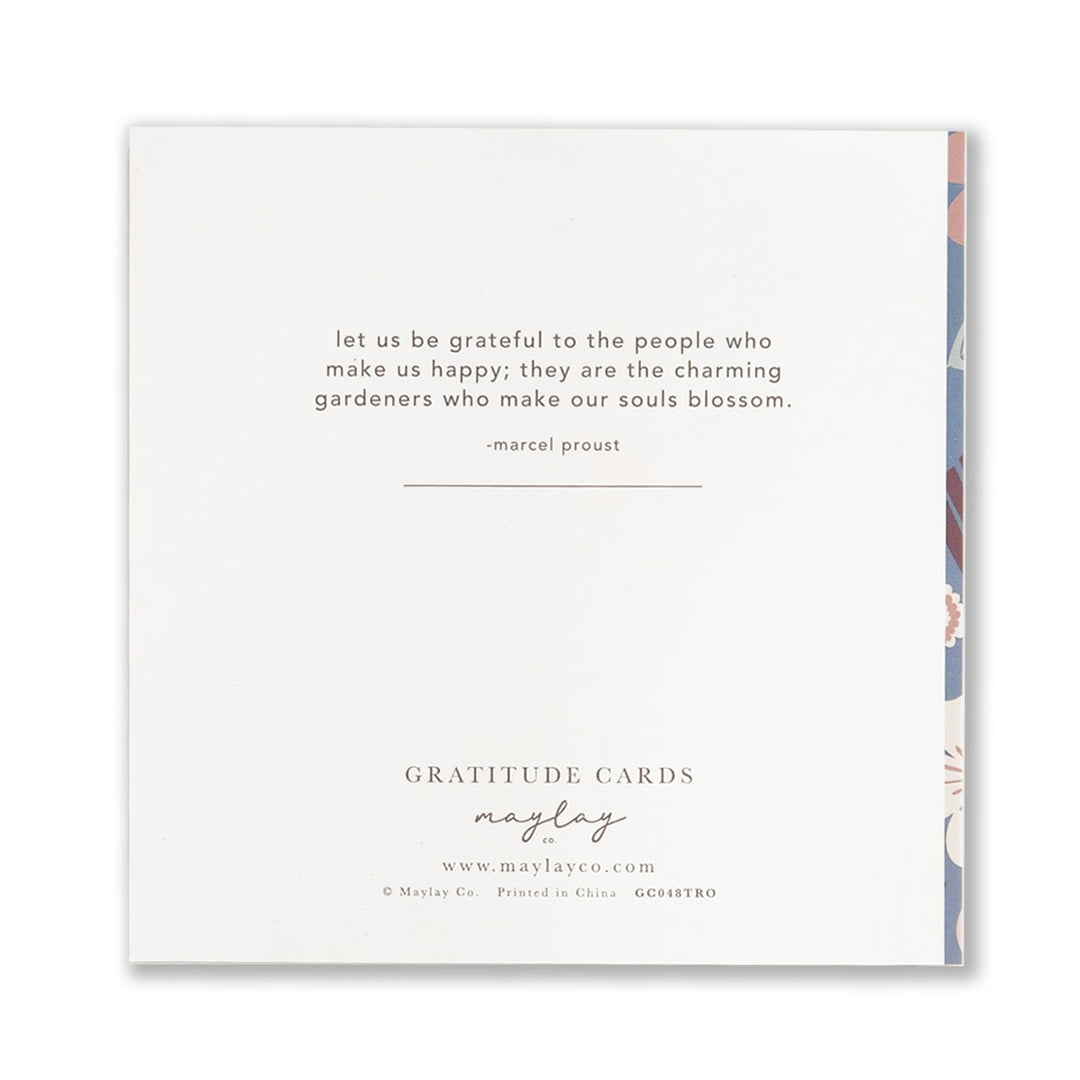 Tropic Garden Gratitude Greeting Cards