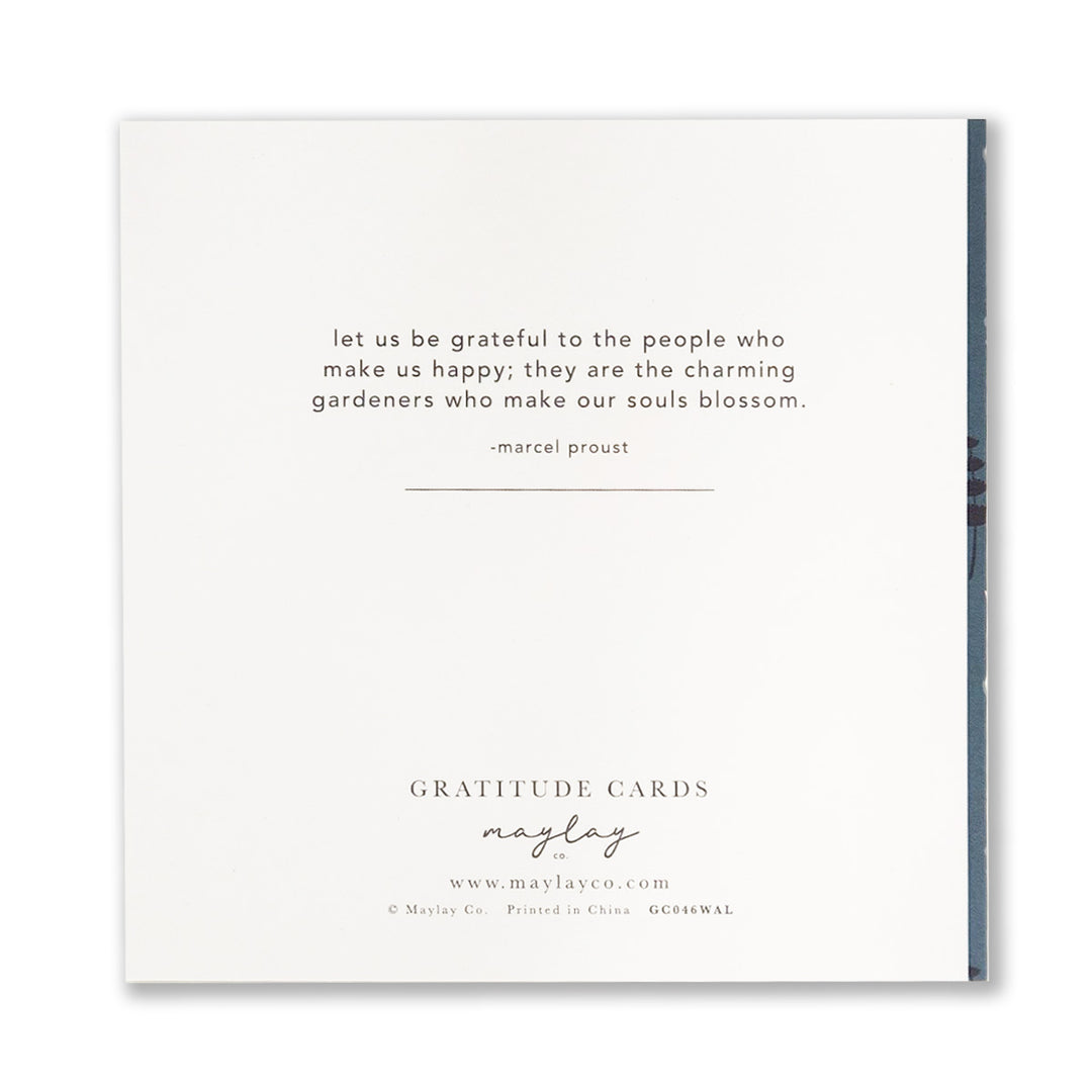 Wallflowers Gratitude Greeting Cards