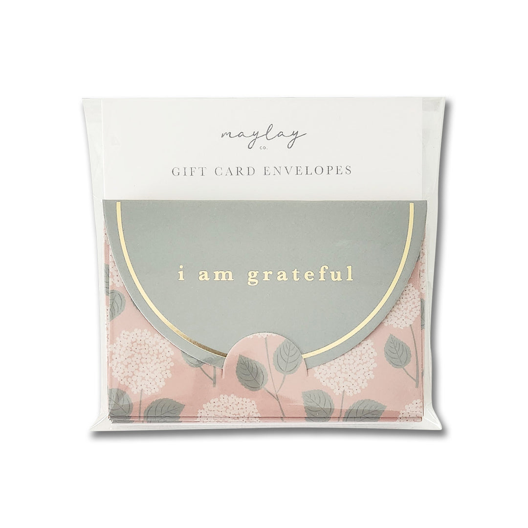Hydrangeas Floral 6 Pk Gift Card Envelopes | Gift Card Holders
