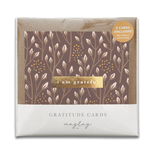 Baby Blooms "I Am Grateful" Gratitude Greeting Cards