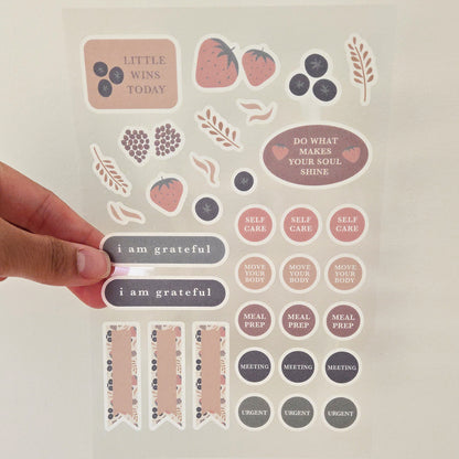 Fruity Washi Planner Sticker Sheet