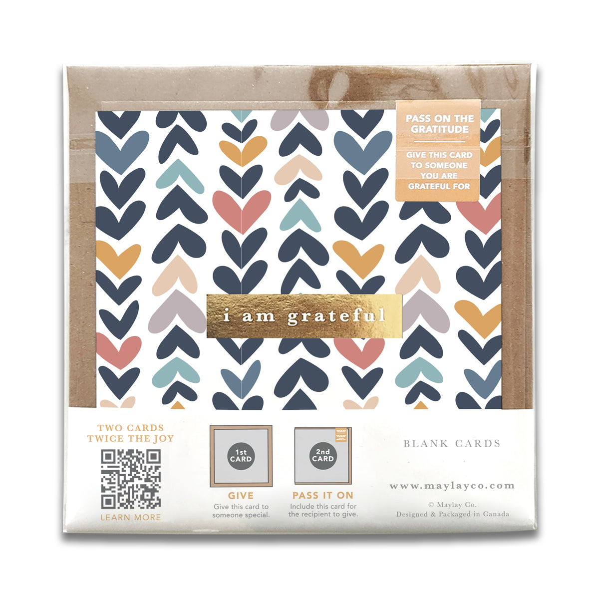 Heartwood "I Am Grateful" Gratitude Greeting Cards