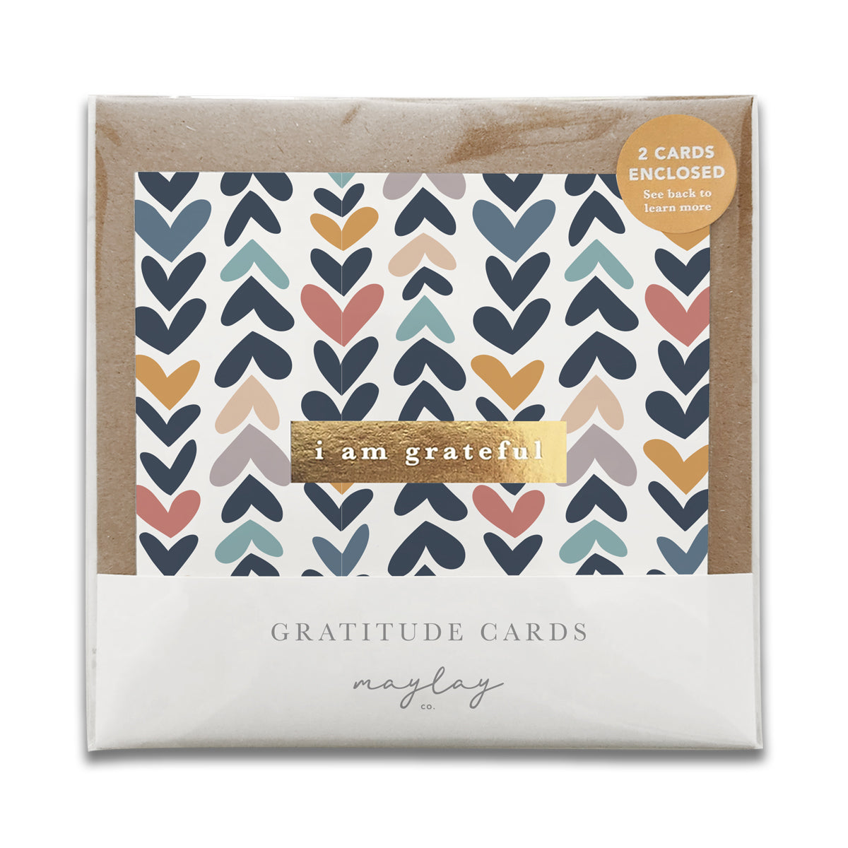 Heartwood "I Am Grateful" Gratitude Greeting Cards