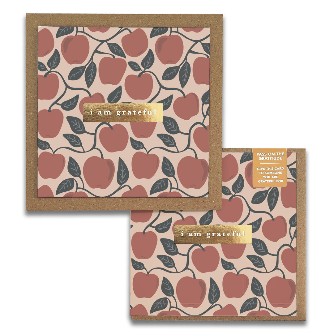 Orchard Apples Gratitude Greeting Cards