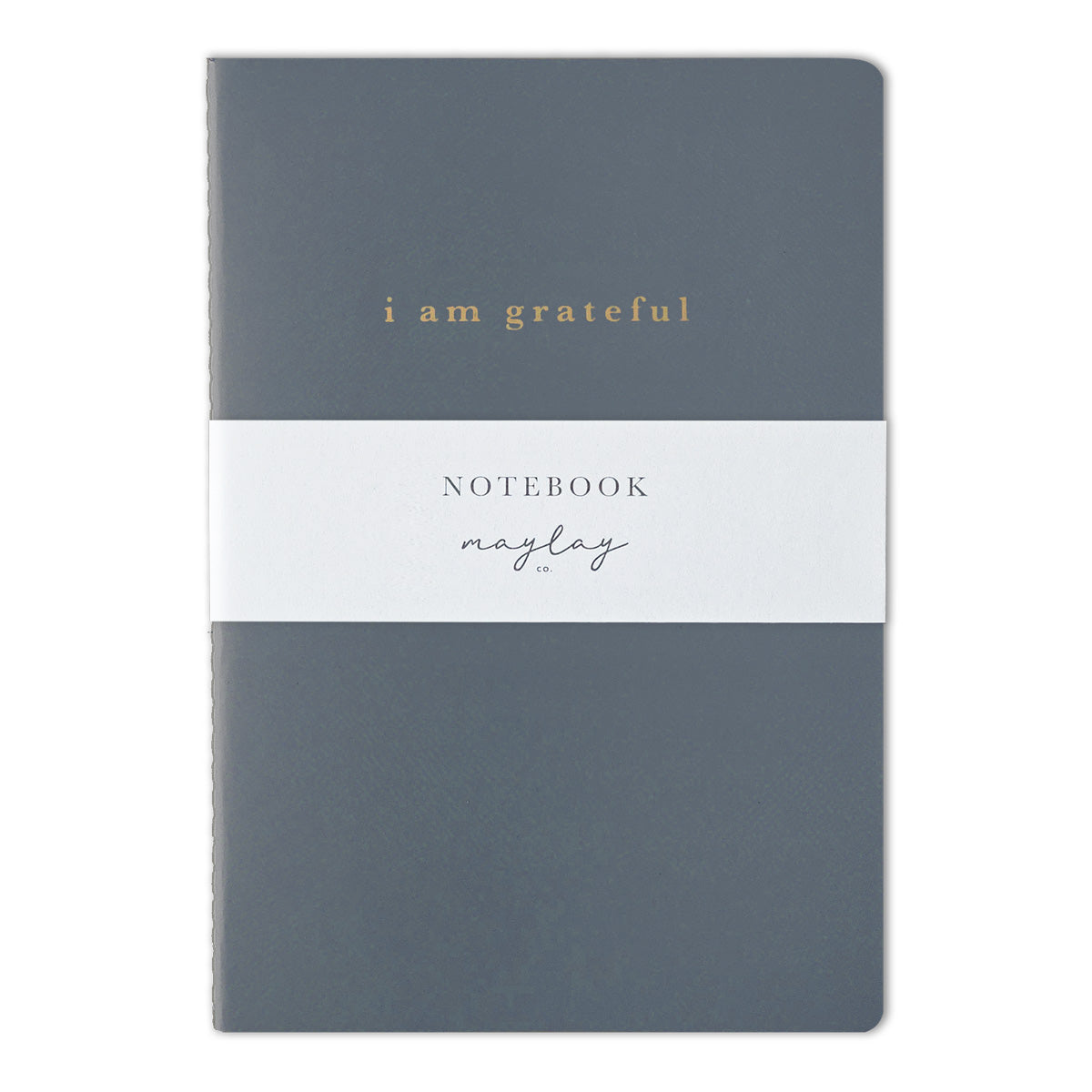 Blue "I Am Grateful" Jotter Notebook (B6)