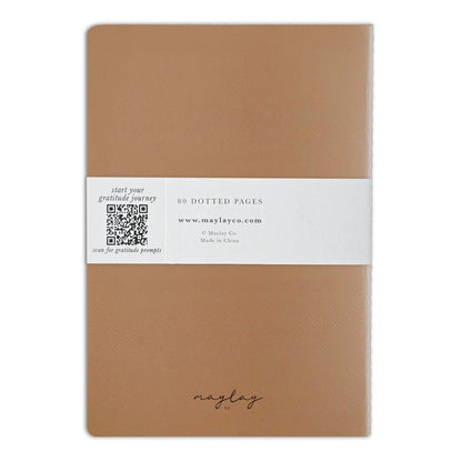 Brown "I Am Grateful" Jotter Notebook (B6)