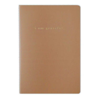 Brown "I Am Grateful" Jotter Notebook (B6)