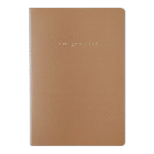 Brown "I Am Grateful" Jotter Notebook (B6)