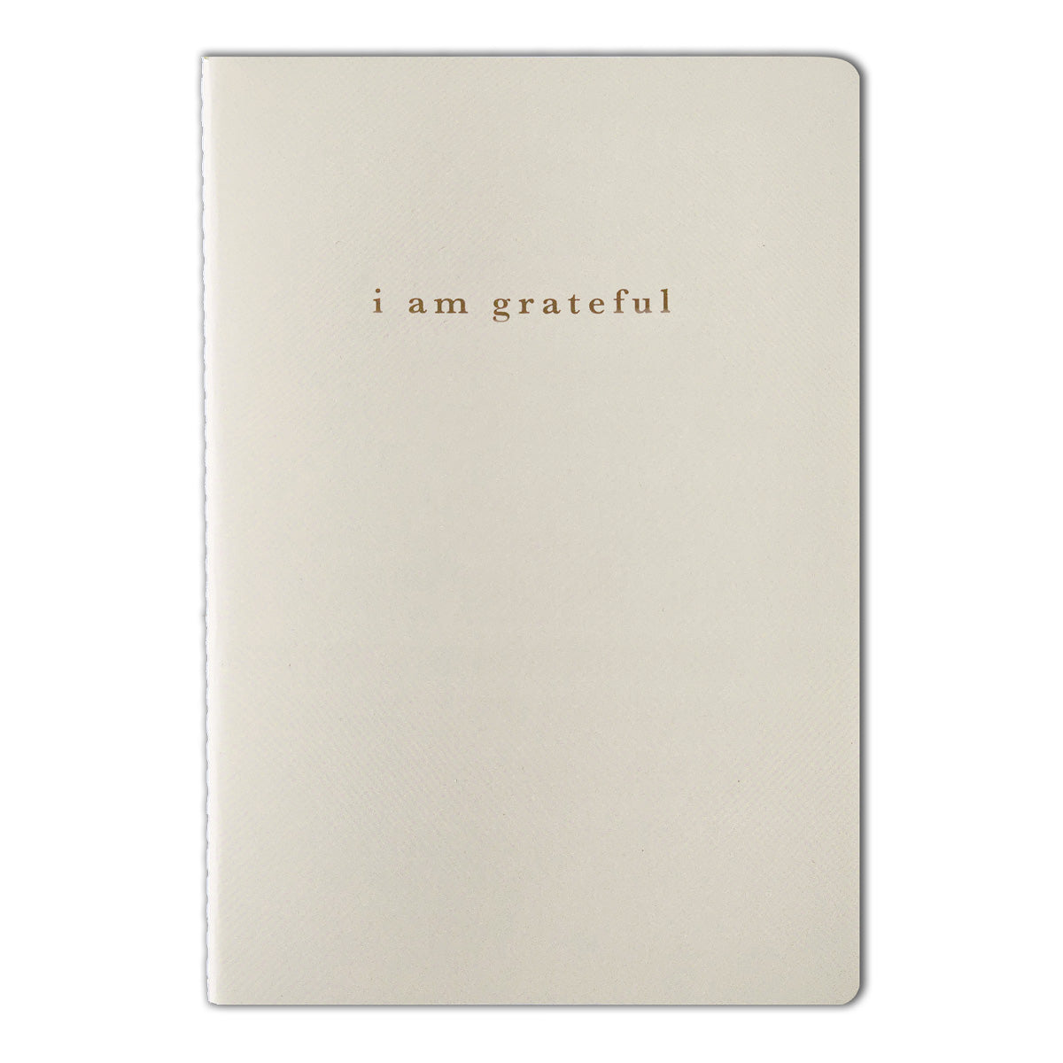 Cream "I Am Grateful" Jotter Notebook (B6)