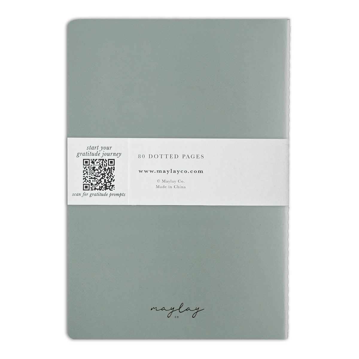 Green "I Am Grateful" Jotter Notebook (B6)