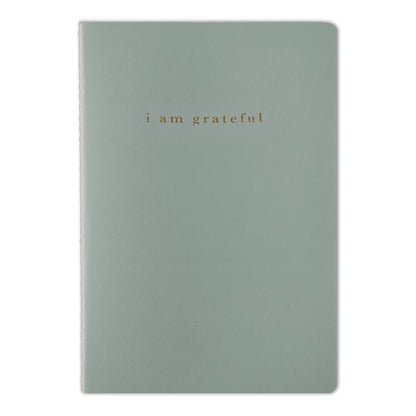 Green "I Am Grateful" Jotter Notebook (B6)
