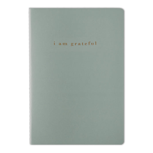 Green "I Am Grateful" Jotter Notebook (B6)