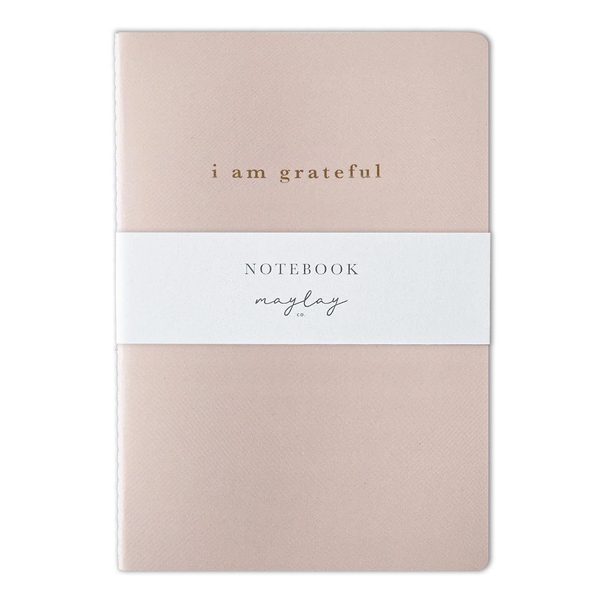 Pink "I Am Grateful" Jotter Notebook (B6)