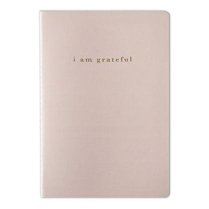 Pink "I Am Grateful" Jotter Notebook (B6)