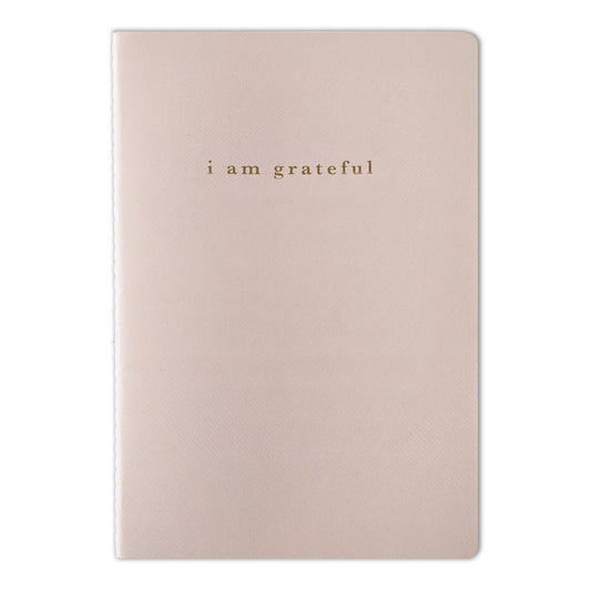 Pink "I Am Grateful" Jotter Notebook (B6)