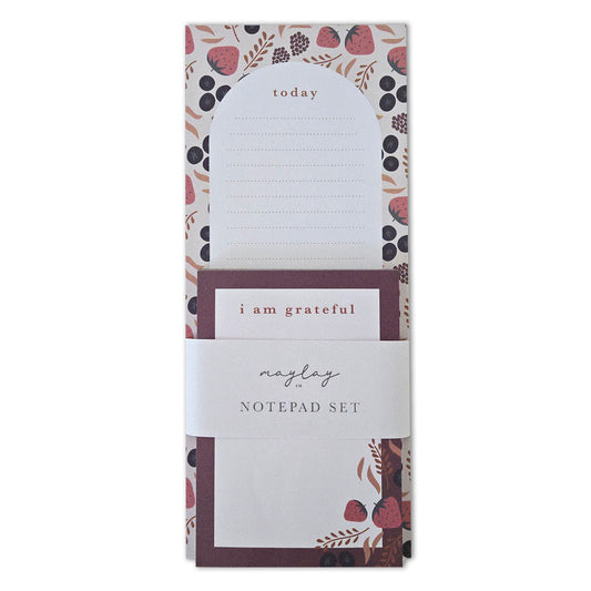 Fruity Floral Gratitude 2Pk Notepad Set