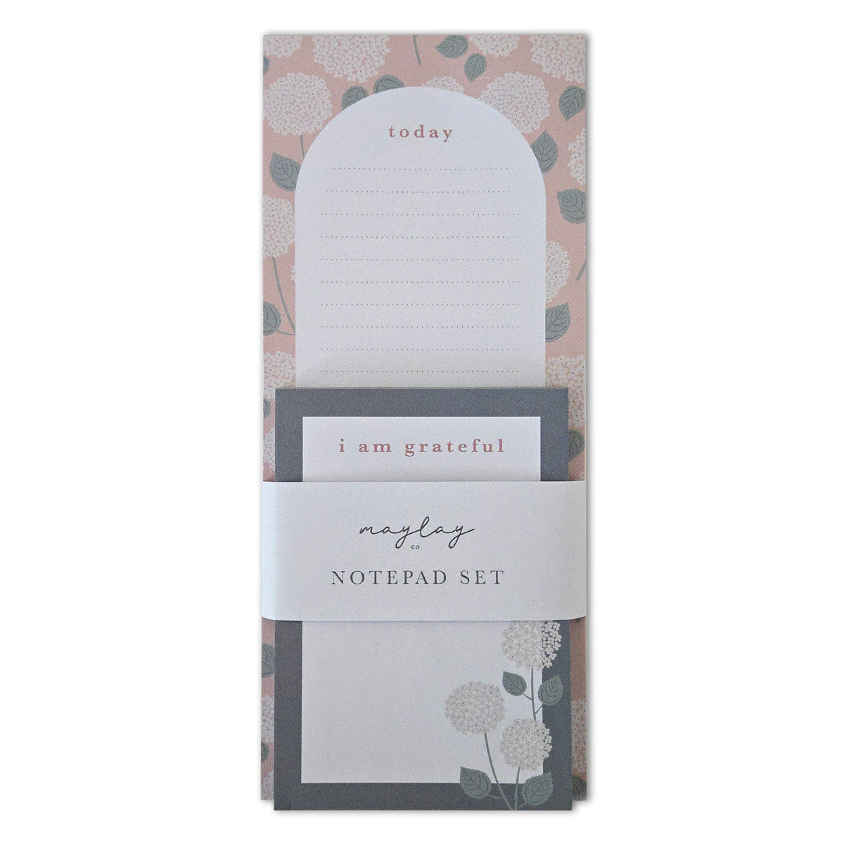 Hydrangeas Floral Gratitude 2Pk Notepad Set