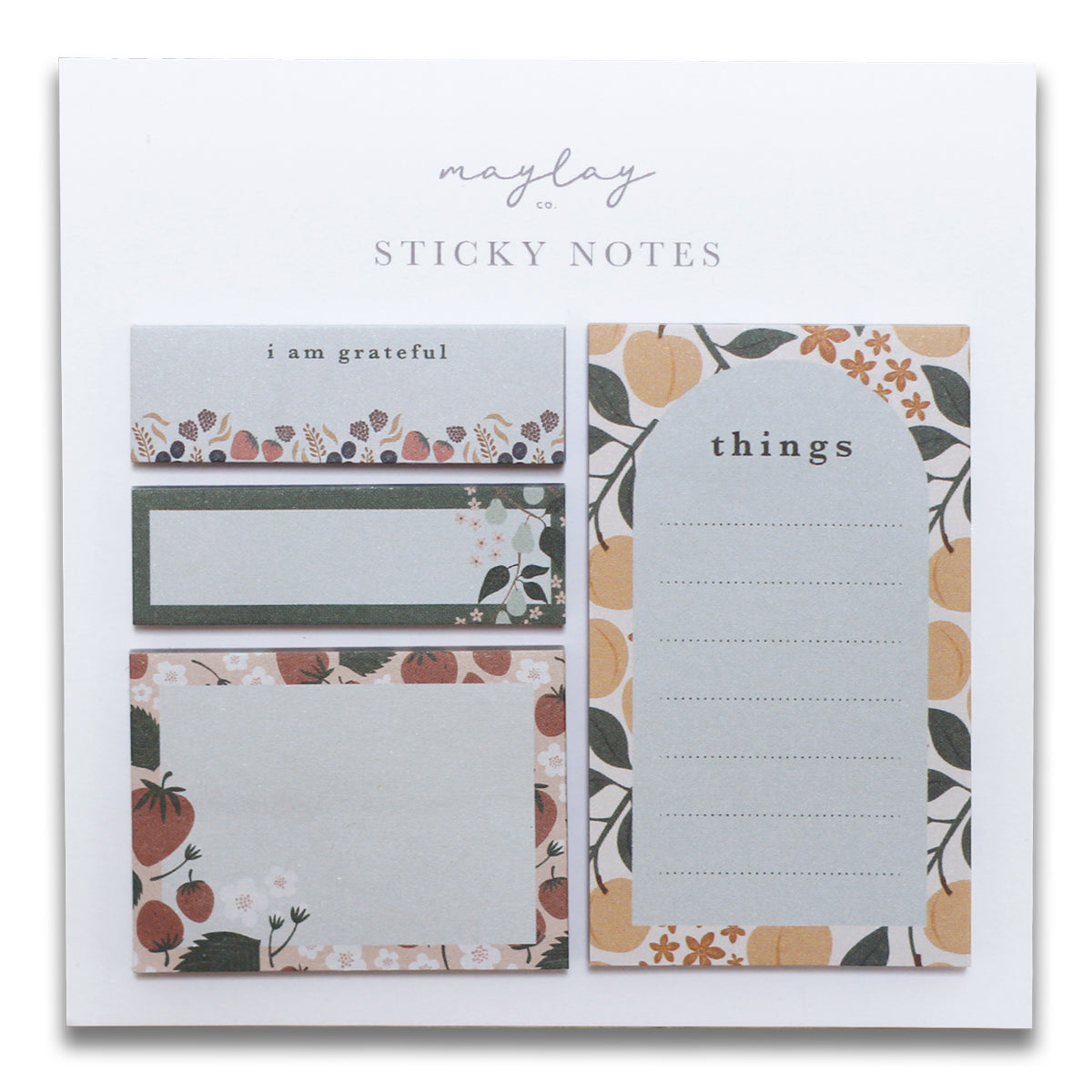 Fruit Mini Sticky Notes