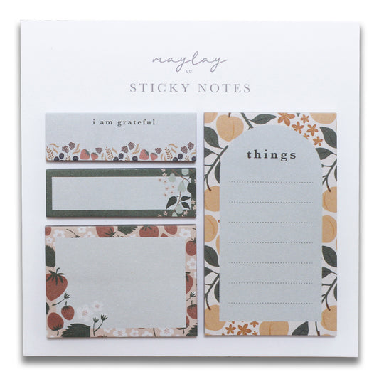 Fruit Mini Sticky Notes