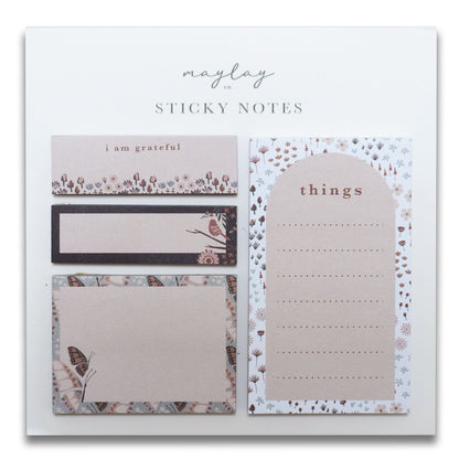 Spring Florals Mini Sticky Notes