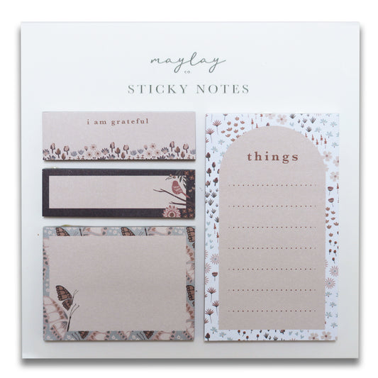 Spring Florals Mini Sticky Notes