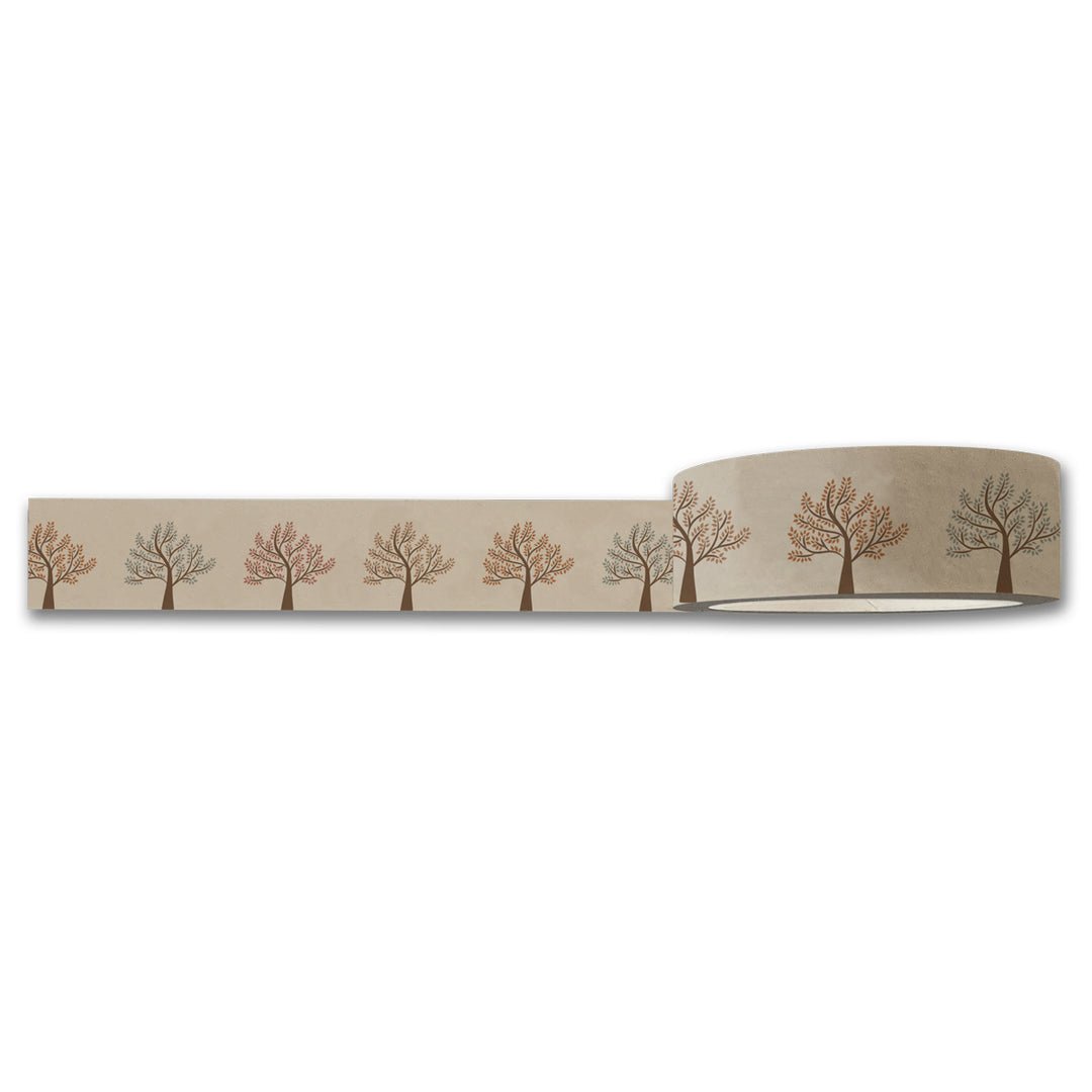 Walk in the Park Trees Floral Washi Tape