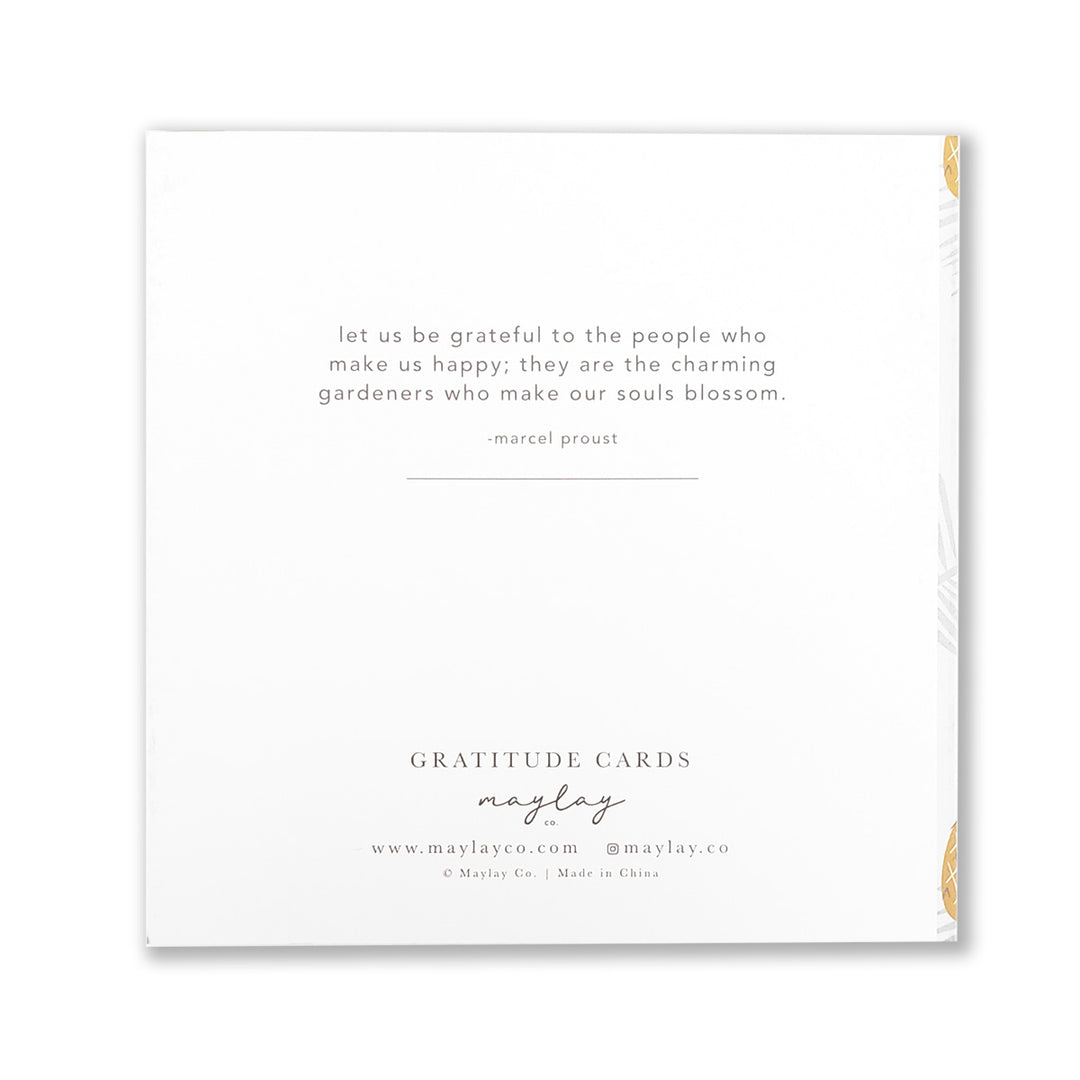 Golden Gratitude Cards - Maylay Co.